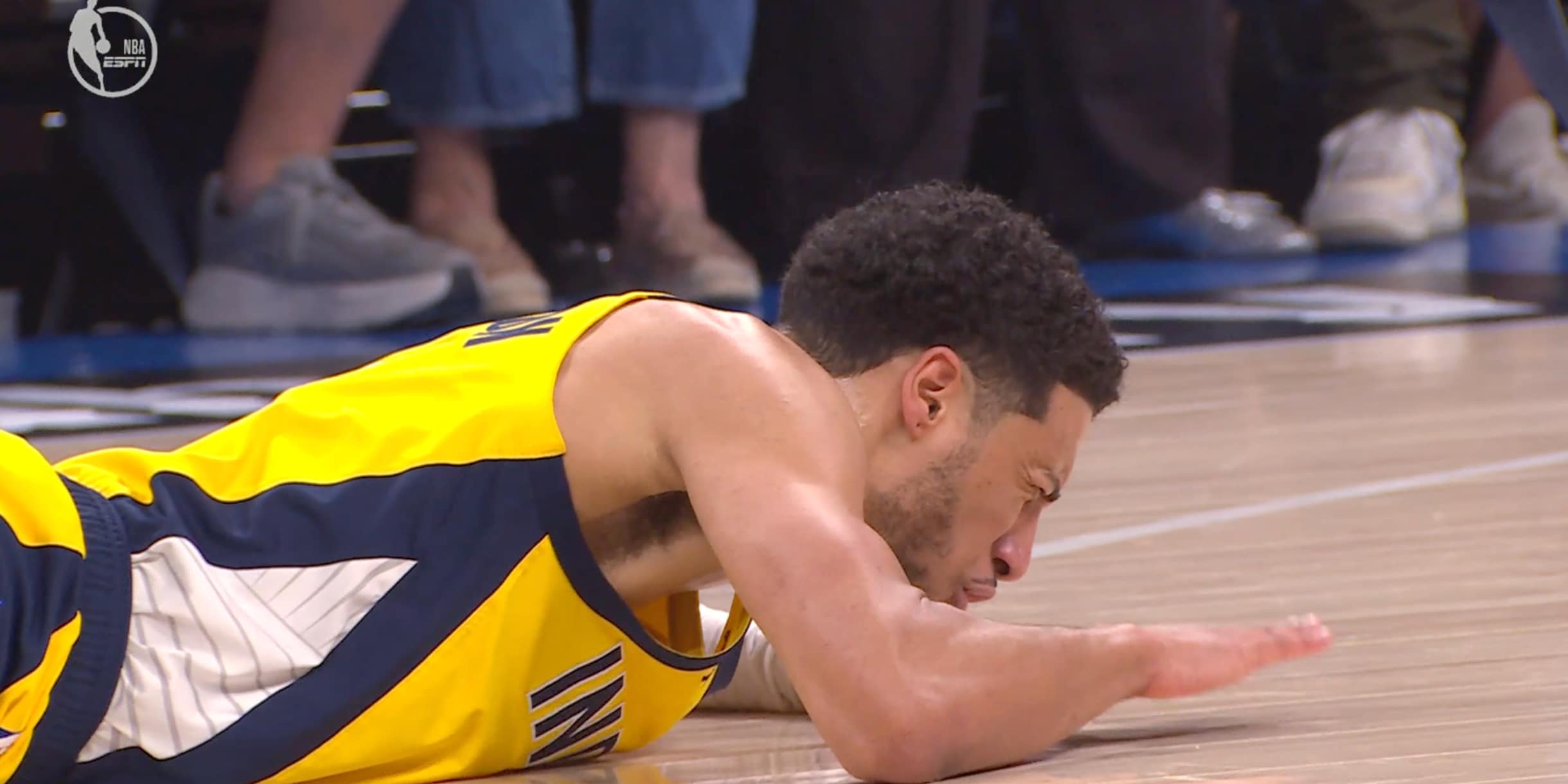 2025 NBA Finals: Tyrese Haliburton suffers right lower leg injury, exits Game 7